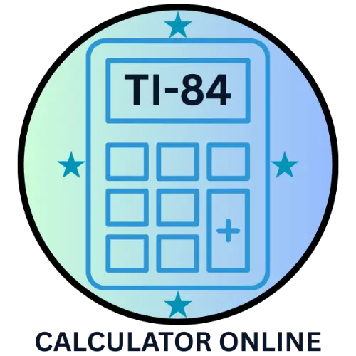 TI-84 Online Calculator Logo - Free Graphing Calculator for Math and Equations